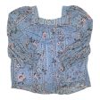 Blouse Ls By Lc Lauren Conrad In Blue, Size:L Hot on Sale