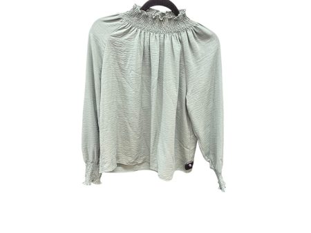 Top Long Sleeve By Nine West Apparel In Green, Size: S Hot on Sale