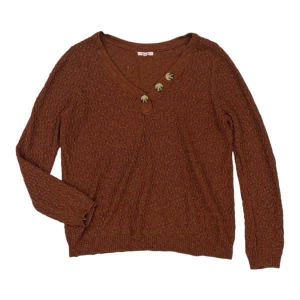 Sweater By Maurices In Brown, Size:Xl For Discount