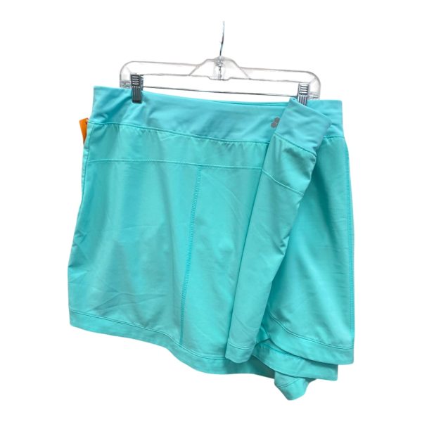 Athletic Shorts By Tek Gear In Green, Size:4X For Cheap