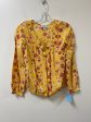 Top Long Sleeve By Sofia By Sofia Vergara In Yellow, Size: Xs Supply