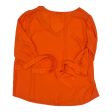 Blouse 3 4 Sleeve By Chaus In Orange, Size:Xl Online Hot Sale