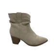 Boots Ankle Heels By Time And Tru In Tan, Size:8 Online Sale