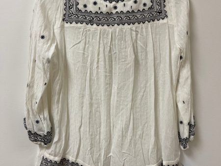 Top Long Sleeve By Knox Rose In White, Size: Xs Discount