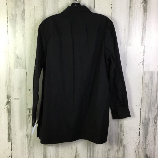 Blouse Long Sleeve By Chicos In Black, Size: Xl Sale