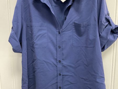 Top Short Sleeve By Chicos In Blue, Size: Xl Online