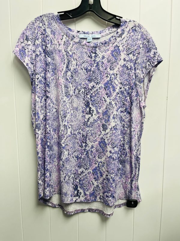 Top Short Sleeve By blue sol In Purple, Size: Xl Online now