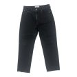 Jeans Straight By Abercrombie And Fitch In Black, Size:10 on Sale