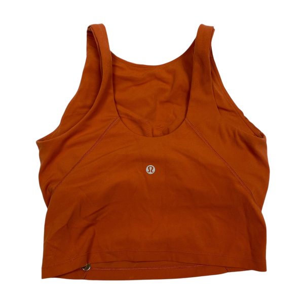 Athletic Tank Top By Lululemon In Orange, Size: Xs For Cheap