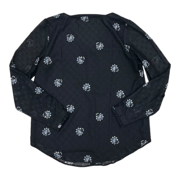 Blouse Ls By Loft In Navy, Size:S Online Sale