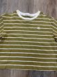 Athletic Top Short Sleeve By Champion In Striped Pattern, Size: M Hot on Sale