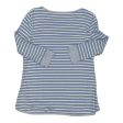 Top 3 4 Sleeve By Talbots In Blue & White, Size:Sp Discount