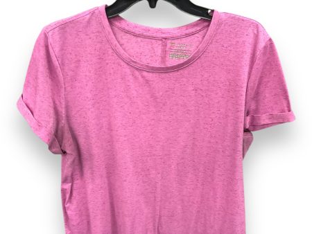 Athletic Top Short Sleeve By Tek Gear In Pink, Size: Xl For Discount