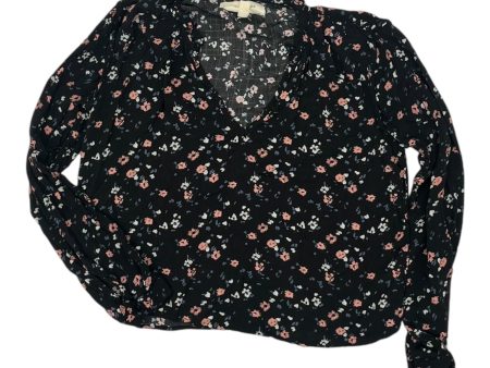 Top Ls By Cloth & Stone In Black, Size:Xs For Cheap