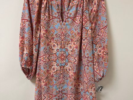 Top Long Sleeve By Rose And Olive In Blue & Pink, Size: 2x Online Hot Sale