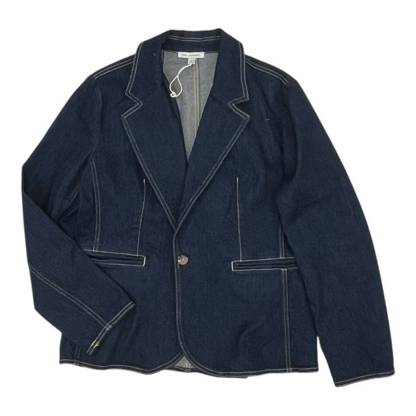 Blazer By Free Assembly In Blue Denim, Size:L Online now