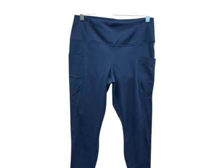 Athletic Leggings By Members Mark In Blue, Size:L Online now