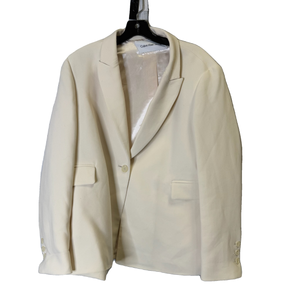 Blazer By Calvin Klein In Cream, Size: L Hot on Sale