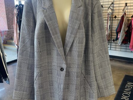 Blazer By Jessica London In Plaid Pattern, Size: 3x Discount