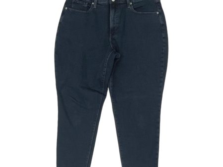 Jeans Straight By Old Navy In Blue Denim, Size:16 Online now