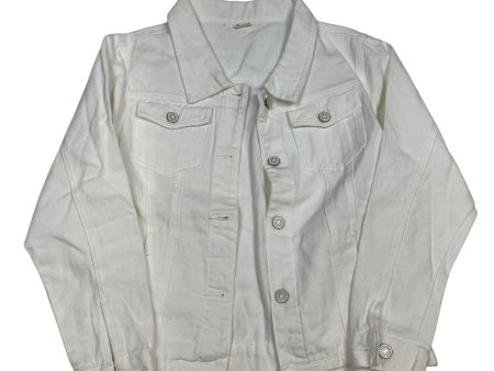 Jacket Denim By Clothes Mentor In White Denim, Size: S Sale