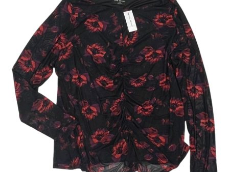 Blouse Ls By Lane Bryant In Floral Print, Size:3X Cheap