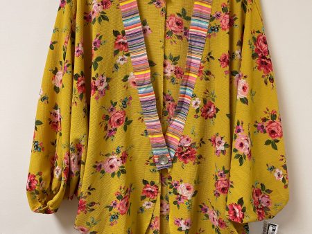 Kimono By Ivy Jane In Yellow, Size: M Hot on Sale