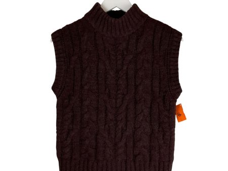 Vest Sweater By A New Day In Brown, Size: Xs Fashion