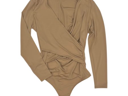 Bodysuit By Abercrombie And Fitch In Tan, Size:L Online