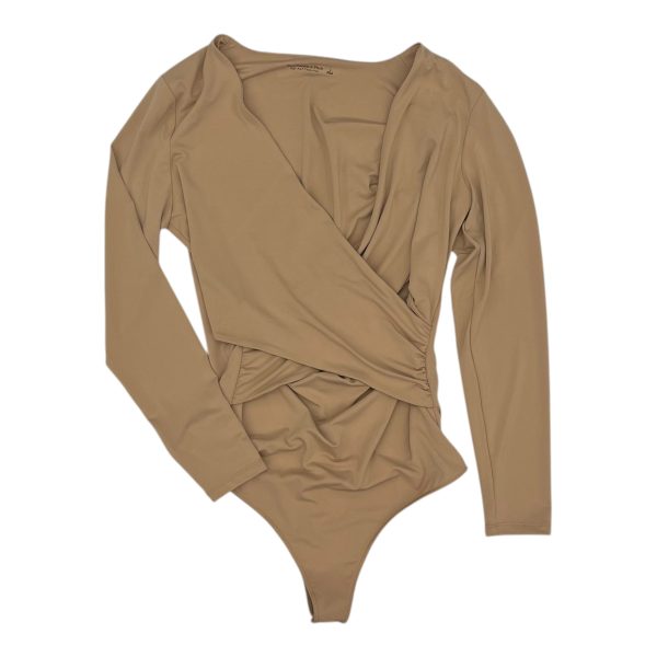 Bodysuit By Abercrombie And Fitch In Tan, Size:L Online