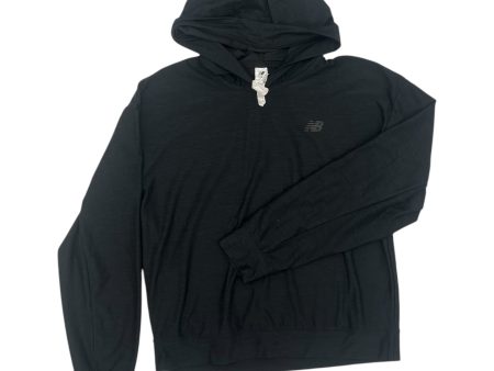 Athletic Top Ls Hoodie By New Balance In Grey, Size:S For Cheap