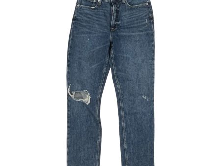 Jeans Straight By Free Assembly In Blue Denim, Size:8 Supply