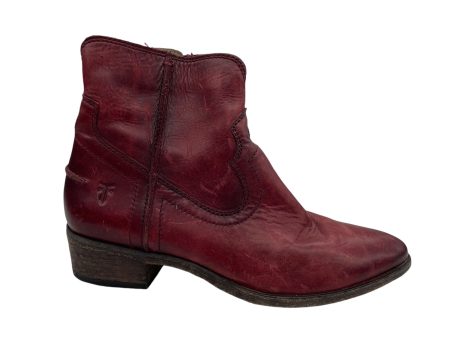 Boots Designer By Frye In Red, Size:6.5 Online