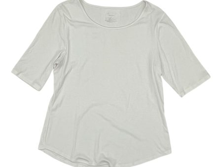 Top 3 4 Sleeve By Apt 9 In White, Size:L Online