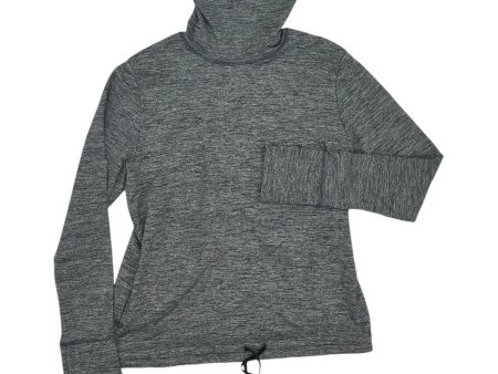 Athletic Top Ls Collar By Nike In Grey, Size:M Sale