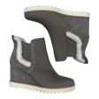 Boots Ankle Heels By Toms In Grey, Size:7.5 Online