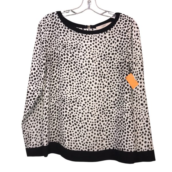 Top Ls By Loft In Polkadot Pattern, Size:Xs Sale