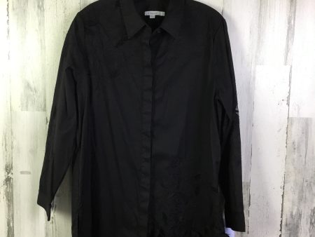 Blouse Long Sleeve By Chicos In Black, Size: Xl Sale