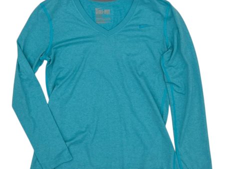 Athletic Top Ls Crewneck By Nike In Blue, Size:M Sale