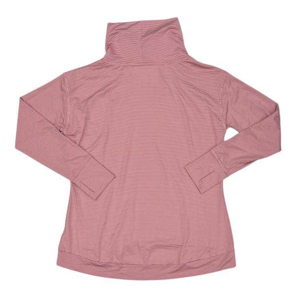 Athletic Top Ls Collar By Danskin In Pink, Size:L Online Sale