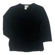 Blouse 3 4 Sleeve By Coldwater Creek In Black, Size:L Online Sale