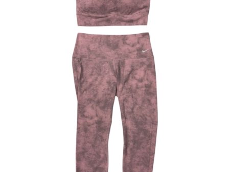 Athletic Pants 2pc By Nike Apparel In Pink, Size: L Online