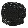 Blouse Ls By Loft In Black, Size:L For Discount