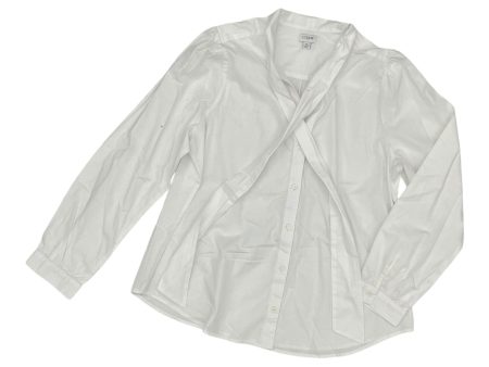 Top Ls By J. Crew In White, Size:Xl For Cheap