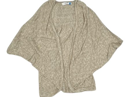 Cardigan By Clothes Mentor In Tan, Size:M on Sale