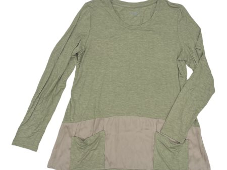 Top Ls By Logo In Green, Size:M Discount