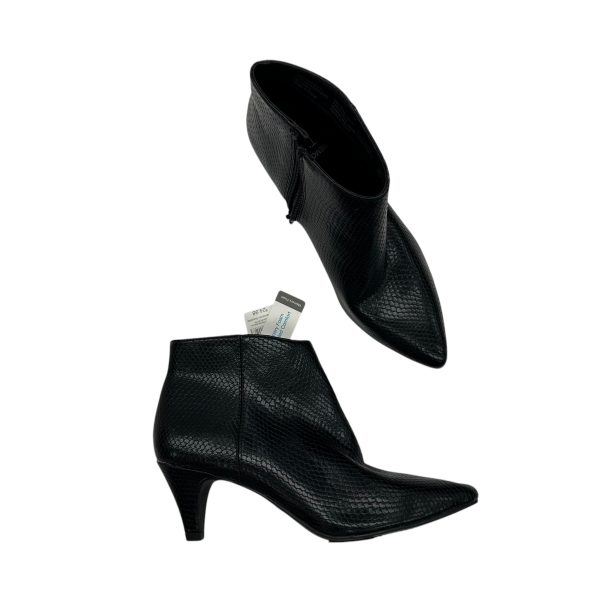 Boots Ankle Heels By Time And Tru In Black, Size:6 Online Hot Sale