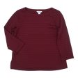 Top Ls By Liz Claiborne In Red, Size:L Online