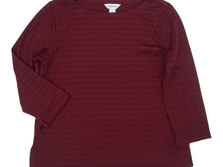 Top Ls By Liz Claiborne In Red, Size:L Online