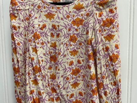 Top 3 4 Sleeve By Universal Thread In Floral Print, Size: Xs Online